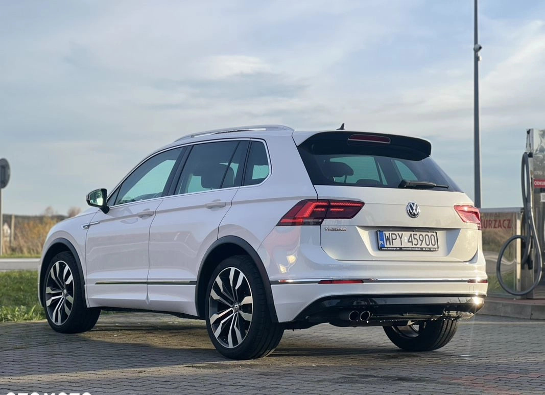 Volkswagen Tiguan cena 95600 przebieg: 190000, rok produkcji 2016 z Jedwabne małe 277